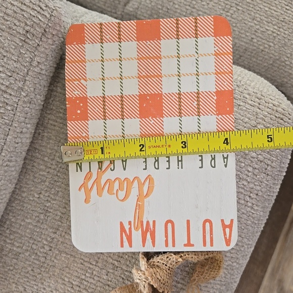 Autumn Plaid Decor 🍁🍂🍁 - Picture 4 of 4